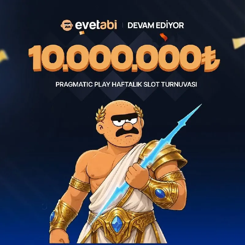 EvetAbi Telegram: 🥸 Evetabi 10.000.000₺ Turnuva ▫️Türkiye’nin tek gerçek ve şeffaf slot turnuvası…