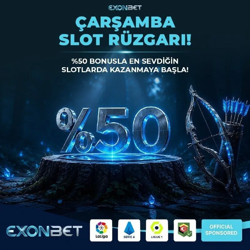 Exonbet Telegram: 🌪 ÇARŞAMBA RÜZGÂRI EXONBET’TE! Haftanın ortası geldi. Makaralar dönüyor, %50…