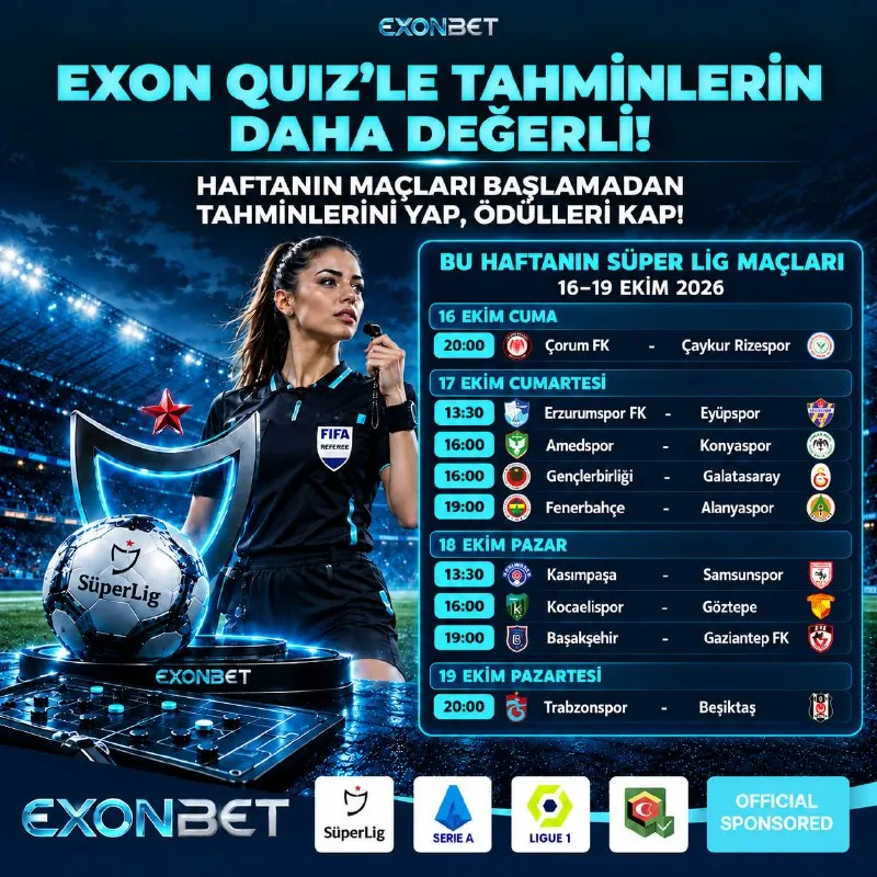 Exonbet Telegram: 🎯 EXON QUIZ ile maçlar başlamadan tahminlerini yap, doğru cevaplarla puanlarını…