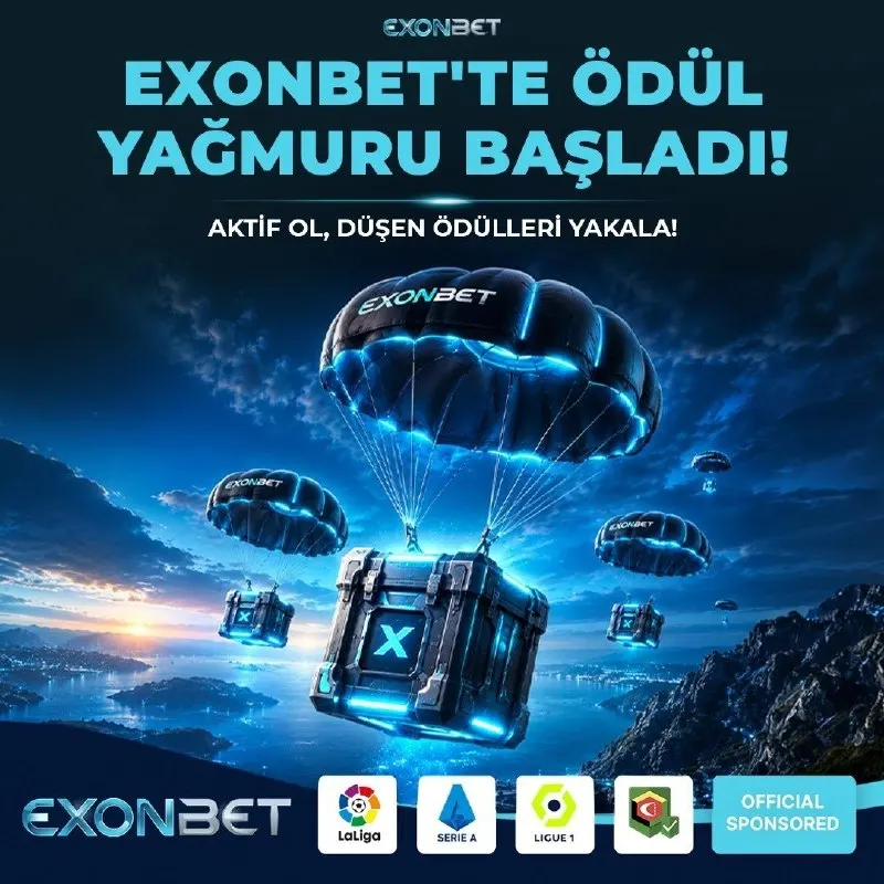 Exonbet Telegram: 🪂 EXONBET’TE ÖDÜL YAĞMURU BAŞLADI! Gökten ödül yağıyor! 🎁 Gün boyunca hesabına…