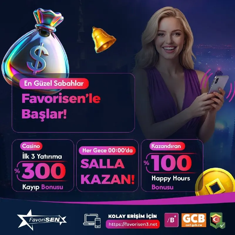 Favorisen Telegram: 🎉 EN GÜZEL SABAHLAR ⚡️⚡️⚡️⚡️⚡️⚡️⚡️⚡️⚡️ 🎉 İLE BAŞLAR ! ⭐️ İlk 3 Yatırıma Özel…
