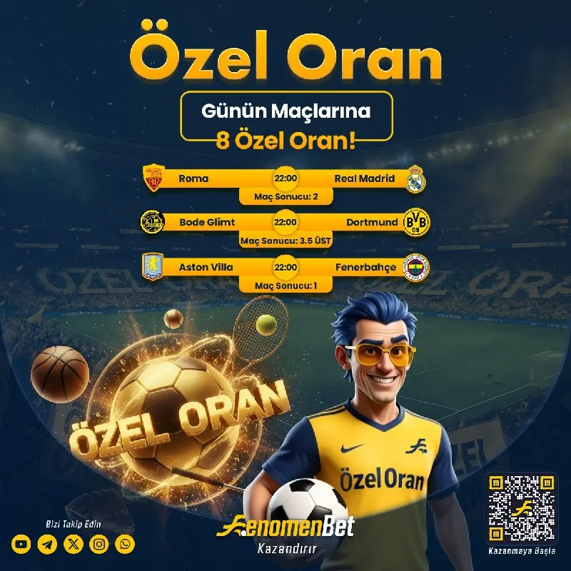 Fenomenbet Telegram: 8️⃣ Özel Oran ile günün kuponu FenomenBet’te💥💰 🔥 500 TL’ye kadar max oran…