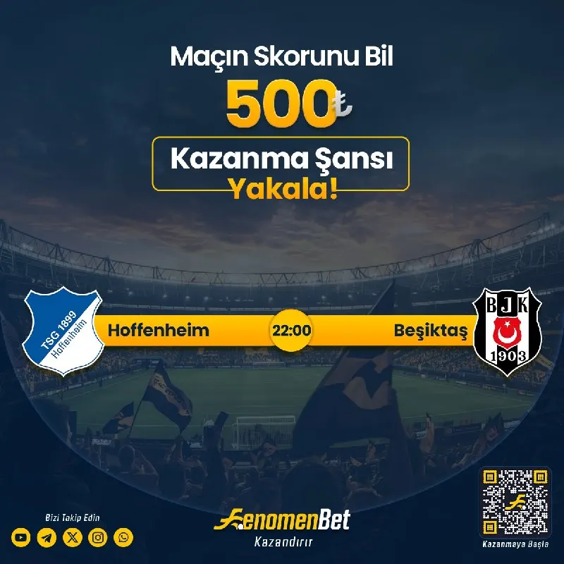 Fenomenbet Telegram: 👑SKORU BİL ! 5️⃣0️⃣0️⃣ TL Kazanan 2️⃣5️⃣ Şanslı Kişiden Biri Ol ! 🫴 📝 Katılım…