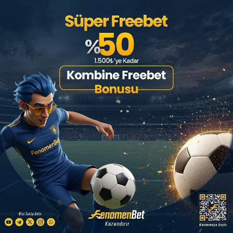 Fenomenbet Telegram: 🔥Yatırımına %50 Freebet al, kazancını büyüt! FenomenBet’te spor bahislerinde…