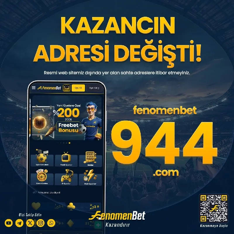 Fenomenbet Telegram: 9️⃣4️⃣4️⃣Olduk❗️ 🫶Fenomenbet giriş adresi değişti ! 👄 💪Yeni Giriş Adresimiz !…