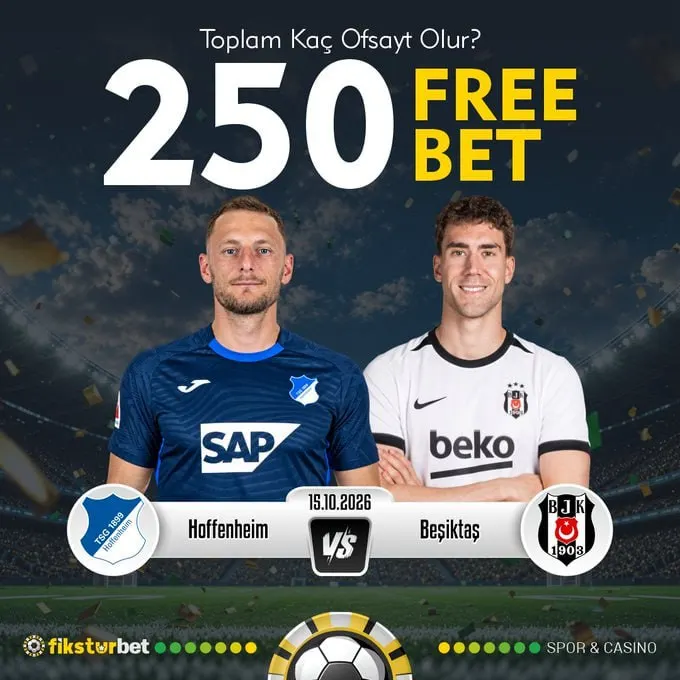 Fikstürbet Telegram: 🎁 ⚽️🏀🏈⚾️🥎🎾🏐🏉 TAHMİN ETKİNLİĞİ 🇩🇪 HOFFENHEİM 🆚 BEŞİKTAŞ 🇹🇷 💰 Toplam Kaç OFSAYT…