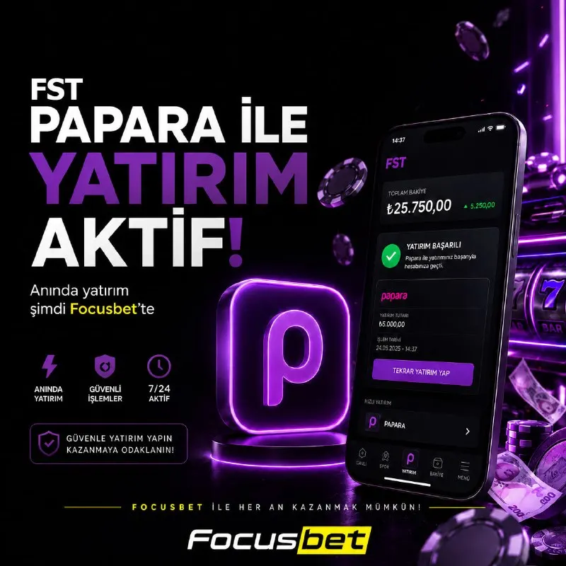 Focusbet Telegram: 📣 😜👍😢🥵🥵 📣 🚀 Papara ile yatırım artık FocusBet'te ‼️ 💸 Anında yatırım…