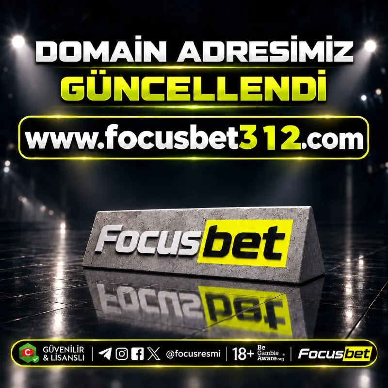 Focusbet Telegram: ❤️😁🥰😜😜 🔔 DOMAIN Adresimiz www.focusbet312.com olarak güncellenmiştir. ✅ Her…