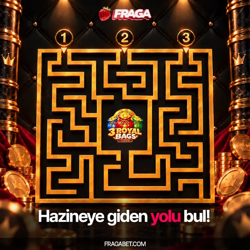 Fragabet Telegram: 🪙 Hazineye giden yolu bul! 🗺️ ↔ Karşında bir labirent var, ancak yalnızca bir…
