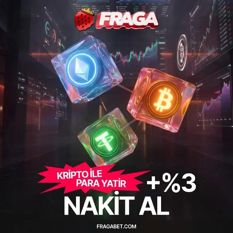 Fragabet Telegram: 🚀 Kripto ile yaptığınız her yatırımı için +%3 nakit para veriyoruz. 💵 Kripto…