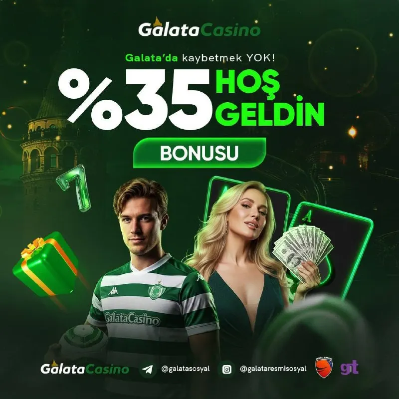 Galata Casino Telegram: 🌩 %35 HOŞ GELDİN BONUSU 🌩 💵 #GALATACASİNO İle Harika Bir Karşılama 🤩🤩🤩 Hoş…