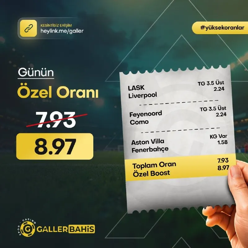 Galler Bahis Telegram: 🔥 GallerBahis’te Bugün Kazanmanın Tam Zamanı! 🔥 🚀Bugün için Özel Oran: 8.97 🚀…