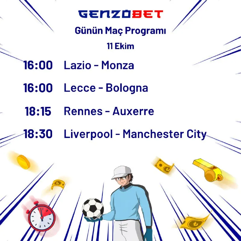Genzobet Telegram: ⚡️ Lazio - Monza, Lecce - Bologna, Rennes - Auxerre ve dev kapışma Liverpool…