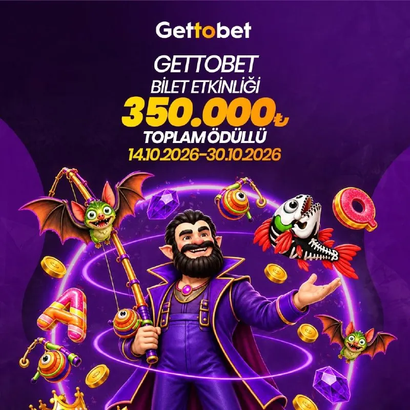 Gettobet Telegram: 😍😍😍😍😍 🫧 350.000₺ Bilet Çekilişi Başladı! 😍Her 500₺ Yatırım = 1 Bilet 1 Üyemize…