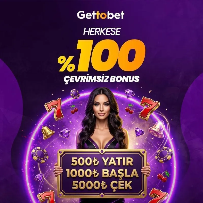 Gettobet Telegram: 😍😍😍😍😍 😍 HERKESE %100 ÇEVRİMSİZ BONUS! 😍 500₺ Yatır, 1000₺ Başla 5000₺ ÇEK!…