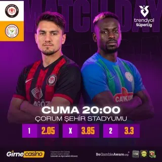 Girne Casino Telegram: 🔥Çorum FK / Çaykur Rizespor 🔥 ​🕞 🔤🔤🔤🔤🔤 ​🔥🔥🔥🔥 ​💛 Trendyol Süper Lig'de nefes…