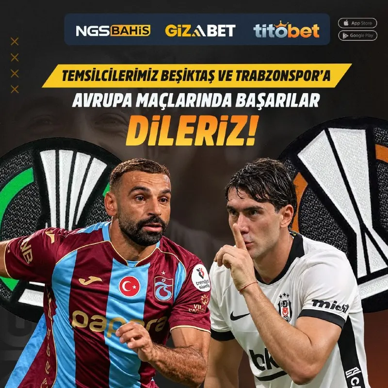 Titobet Telegram: 🇪🇺 AVRUPA SAHNESİNDE GURURUMUZ! 🇹🇷 Temsilcilerimiz Beşiktaş🇹🇷 ve 🇹🇷…