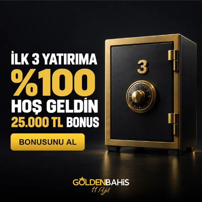 Goldenbahis Telegram: 💯🔥 GoldenBahis %100 HOŞ GELDİN BONUSU! 🔥💯 😎 Yeni üyeler için 3 Kez %100 Bonusu…