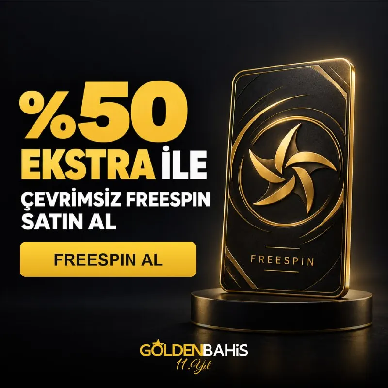 Goldenbahis Telegram: 💰 ÇEVRİMSİZ %50 BONUS BUY GoldenBahis'te 💰 😎 2.000₺ yatır, 1.000₺ FS Buy kap! 😎…