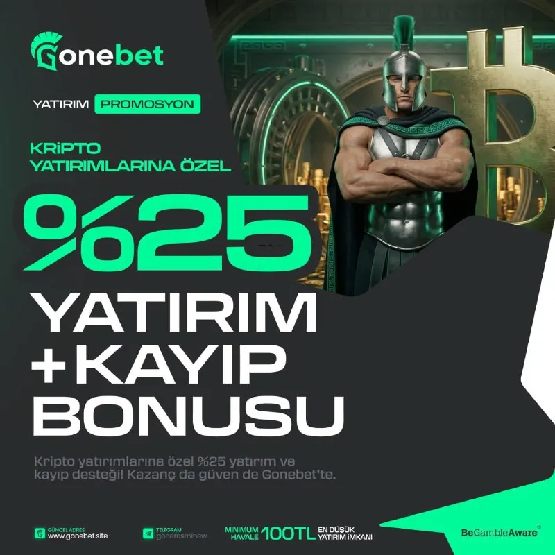 Gonebet Telegram: 🟩 KRİPTOYA ÖZEL ÇİFTE BONUS 🪙 %25 Yatırım 🪙 %25 Kayıp Bonus Kripto yatırımlar…
