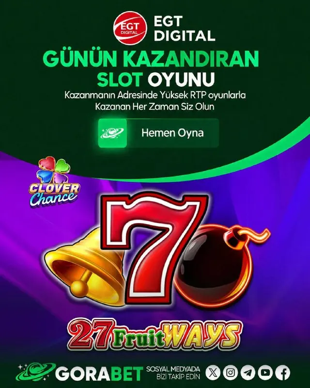 Gorabet Telegram: 🍀 GÜNÜN SLOT OYUNU: 27 FRUIT WAYS! 🎰😍 😍😍😍😍😍😍😍😍😍😍 🔔 Klasik slot atmosferi…
