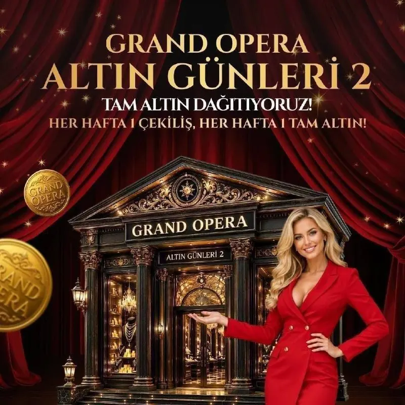 Grand Operabet Telegram: 🔥GRAND OPERA ALTIN GÜNLERİ 2! 🔥 👑 ALTIN YAĞMURU BAŞLADI! 🏆 🔤🔤🔤 🔤🔤🔤🔤🔤 1️⃣ 🔤🔤🔤…