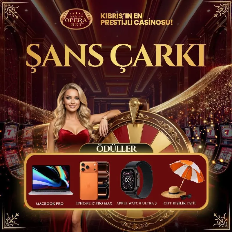 Grand Operabet Telegram: 🎭 BENZERSİZ ÖDÜLLERLE ŞANS ÇARKI DÖNÜYOR! 🎡 🎰 Kıbrıs’ın en prestijli casino…