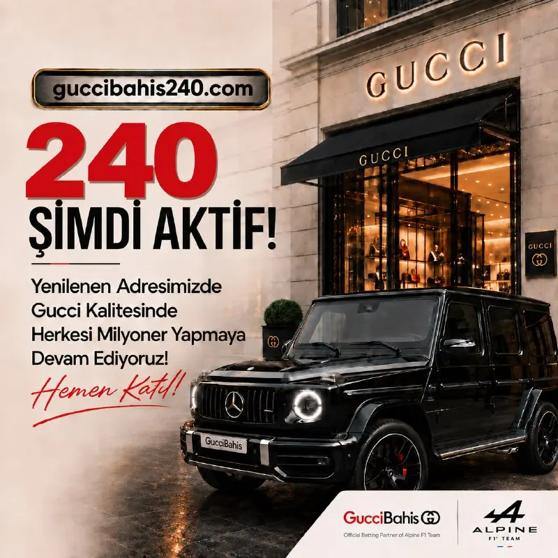 GucciBahis Telegram: 📣 DOMAİN ADRESİMİZ GÜNCELLENMİŞTİR! ⚜️ Domain adresimiz guccibahis240.com…