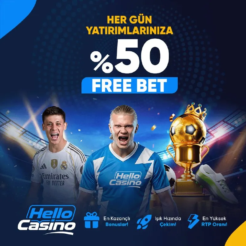 Hellocasino Telegram: 🥰🥰🥰 🥰🥰🥰’da Güne Ekstra Kazançla Başla 🔴1️⃣.0️⃣0️⃣0️⃣₺ ve Üzeri Yatırımlara…