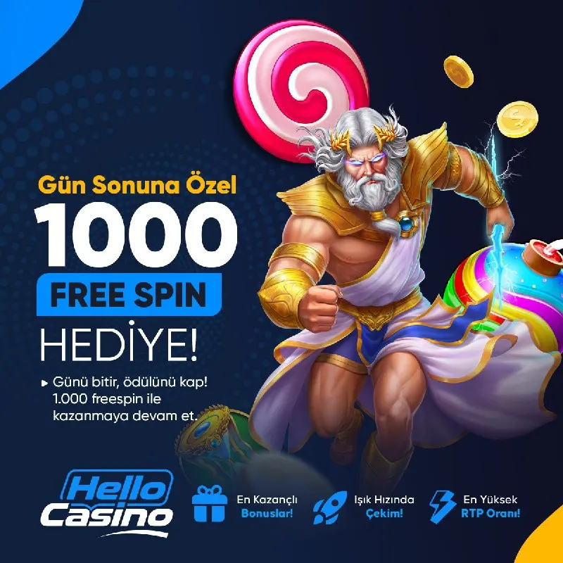 Hellocasino Telegram: 🥰🥰🥰 🥰🥰🥰’ 'da Bir Gün Değil Her GÜN ! 🎰 Kazanan Sen Ol!🎰 🎁Gün Sonu Hesabına…