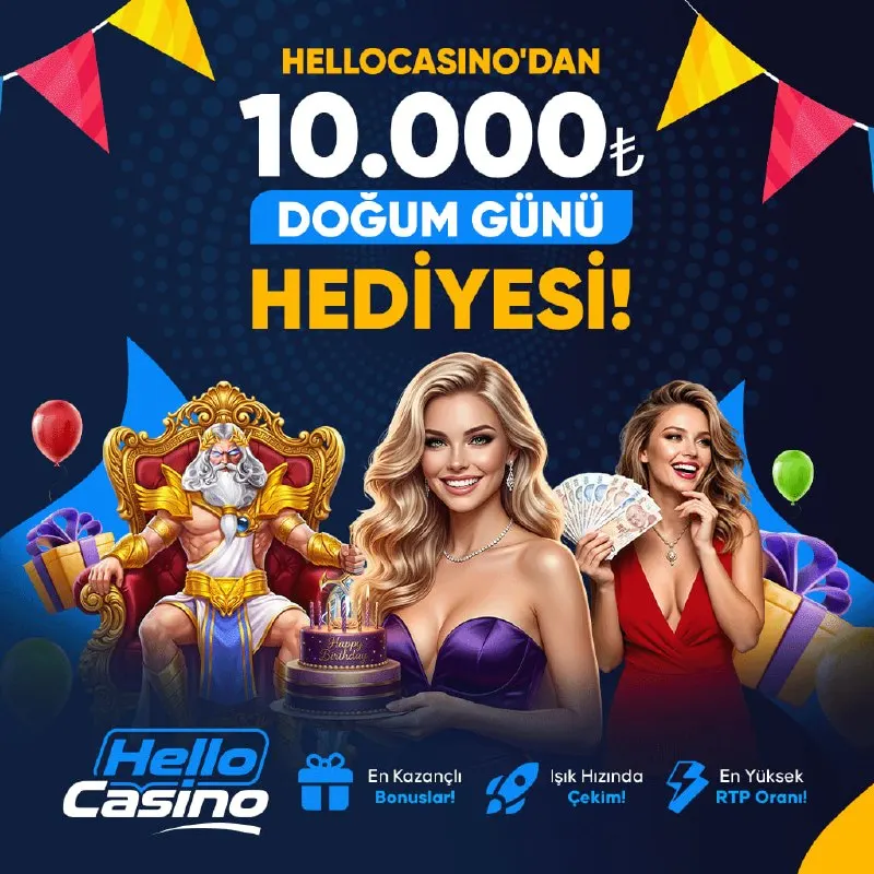 Hellocasino Telegram: 🥰🥰🥰 🥰🥰🥰'dan Doğum Günü Bonusu 🕯 🕯 En Özel Gününde 🅰️🅰️🅰️🅰️🅰️ 🅰️🅰️🅰️🅰️🅰️🅰️…