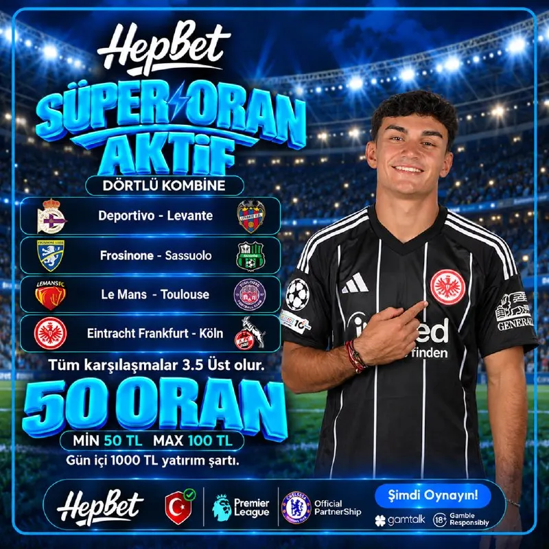 Hepbet Telegram: 🔥 HEPBET'TE ÖZEL ORAN HEYECANI DEVAM EDİYOR! ⚽️Deportivo 🆚 Levante ⚽️Frosinone…