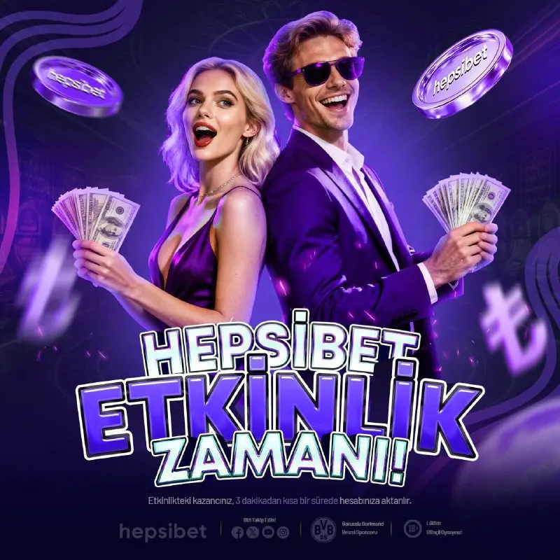 Hepsibet Telegram: 💜💜💜💜💜💜💜💜 🏁 HEPSİBET'TE YATIRIM ŞARTSIZ KOD ETKİNLİĞİ 🏁 🧐 KOD: HERGUNHEPSIBET🚘🚘🚘…