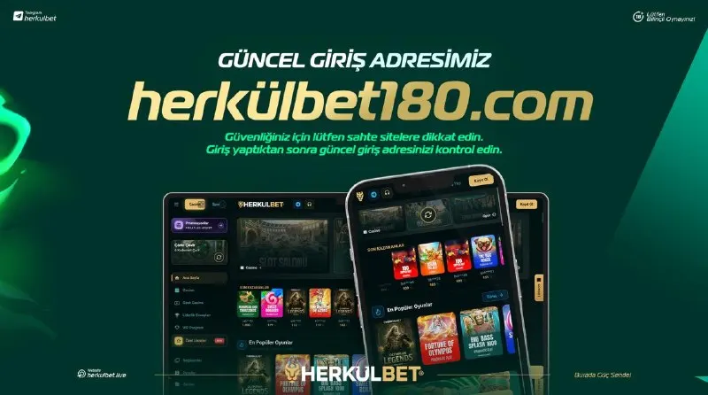 Herkülbet Telegram: 🚨𝗗𝗢𝗠𝗔𝗜𝗡 𝗚Ü𝗡𝗖𝗘𝗟𝗟𝗘𝗡𝗗İ Herkül kaldığı yerden devam ediyor. 🌐 Güncel adres…