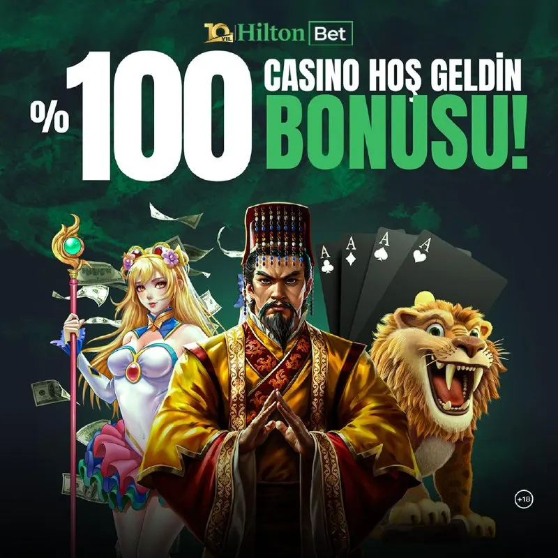 Hiltonbet Telegram: 🎁 CASİNO HOŞ GELDİN BONUSU! İLK YATIRIMINA %100! 🔤 Kapıdan girer girmez masaya…