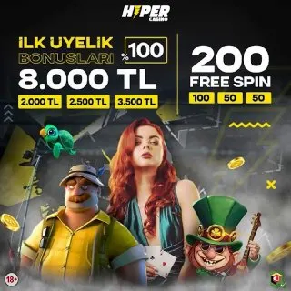 HiperCasino Telegram: 🎁 HiperCasino'dan avantajlarla dolu ilk üyelik bonusları! 🎇 Spor, Casino ve…