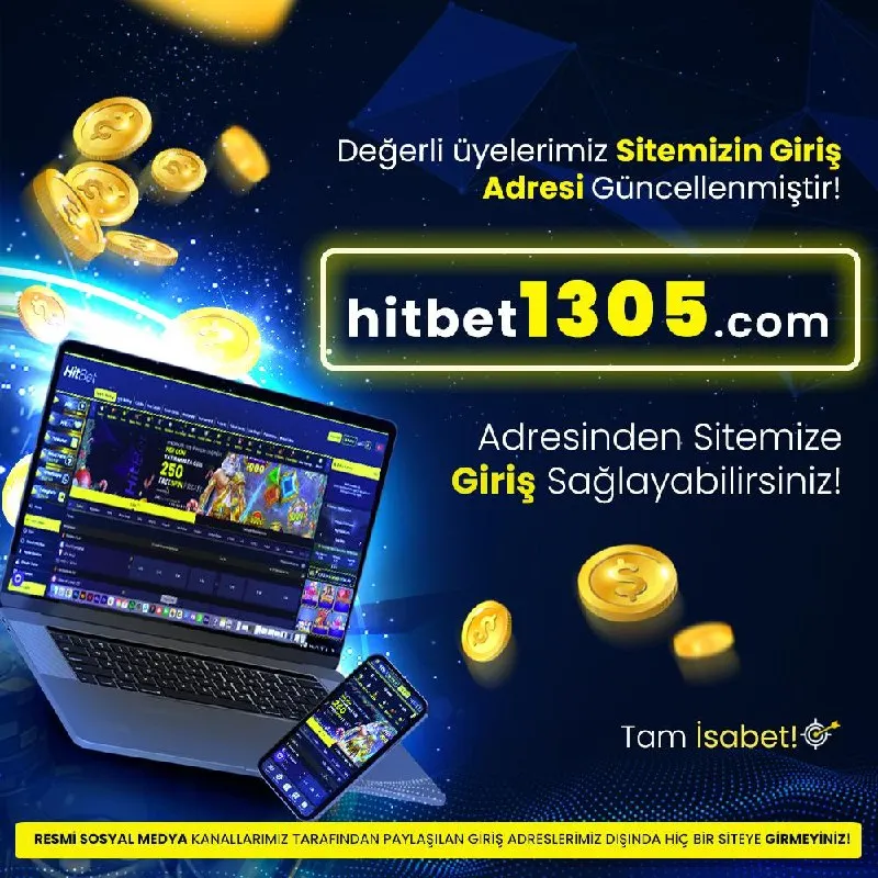 Hitbet Telegram: 🔔 Değerli üyelerimiz site adresimiz www.hitbet1305.com olarak güncellenmiştir…