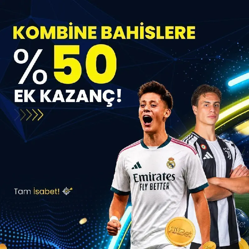 Hitbet Telegram: 💛 Kombine Bahislere Ek Kazanç HitBet’te! ⚽️ 1.50 ve üzeri oranlı maçlarla…