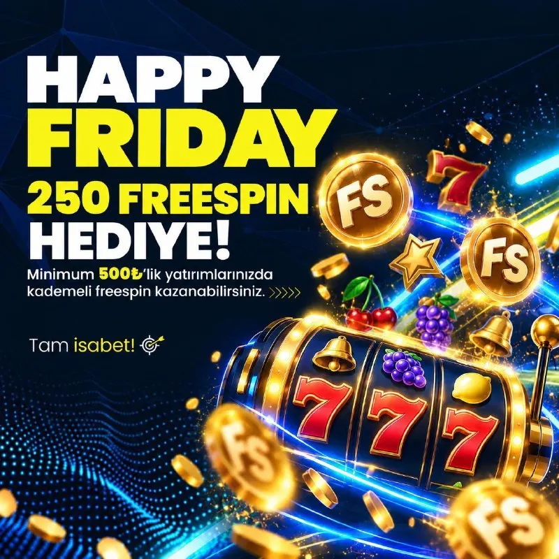 Hitbet Telegram: 💛 HİTBET’TE HAPPY FRIDAY ŞÖLENİ 🍭 HitBet Bonanza 1000 oyununda geçerli 250…