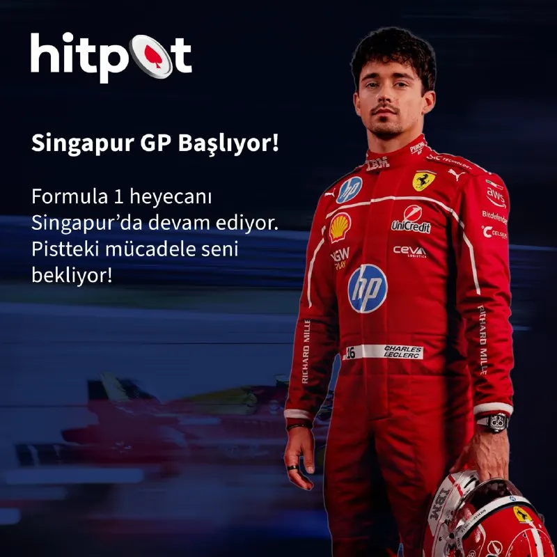 Hitpot Telegram: 🏎 Formula 1 heyecanı Singapur'da devam ediyor; gece yarışının büyüsü ve…