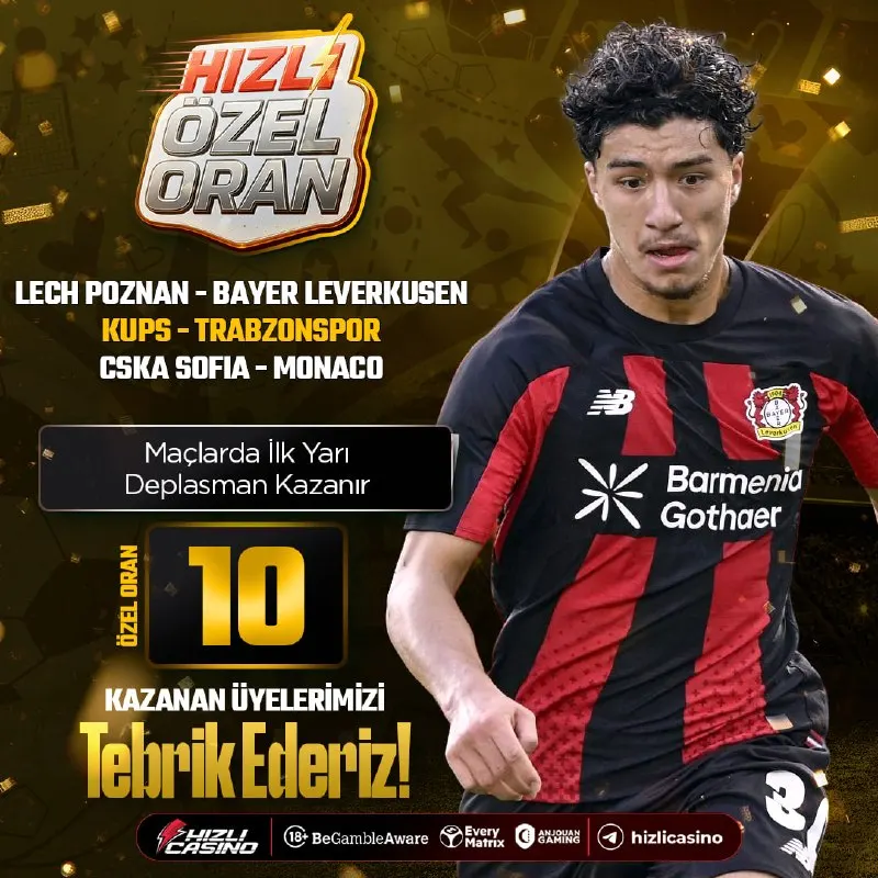 Hızlı Casino Telegram: ⚡️ HIZLI ÖZEL ORAN KAZANDIRDI! ⚡️ 🤑 10 Hızlı oran ile kazanan üyelerimizi…