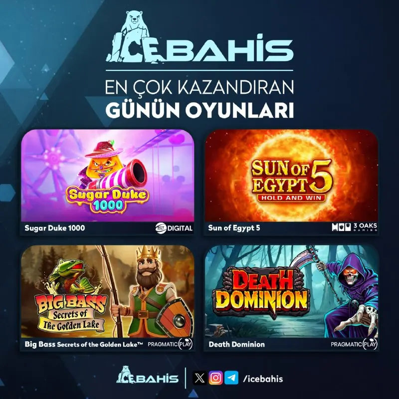Icebahis Telegram: 🥶🎮🎮🎮 ✨ Eğlencenin Tadı icebahis'te Çıkar! ✨ 🎯 En heyecan verici oyunlarla…