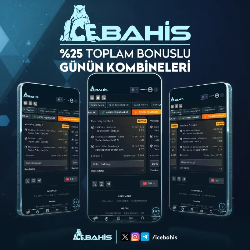 Icebahis Telegram: 🥶🎖🎖🎖 🔈 icebahis'ten %25 Toplam Bonuslu Günün Kombinesi! ⚡️ 🗓 14 Ekim kombine…