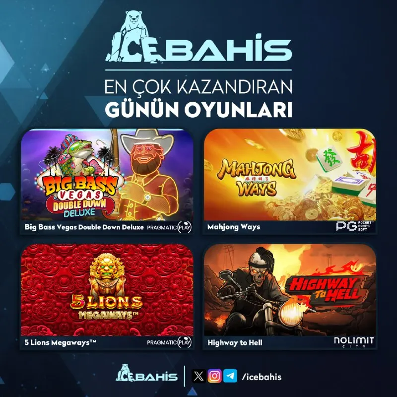 Icebahis Telegram: 🥶🎮🎮🎮 ✨ Eğlencenin Tadı icebahis'te Çıkar! ✨ 🎯 En heyecan verici oyunlarla…