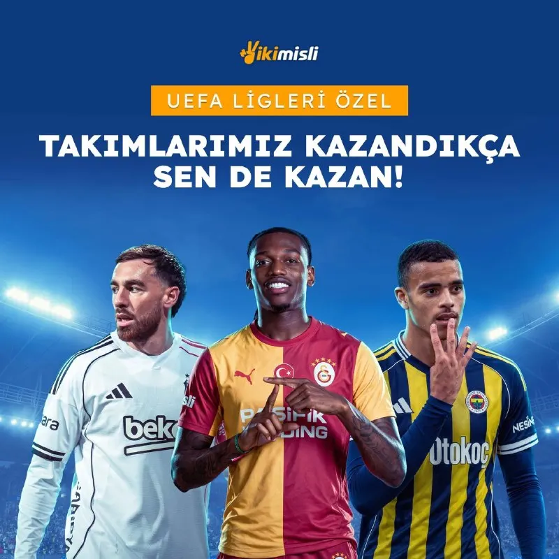 İkimisli Telegram: 🔥 TAKIMLARIMIZ KAZANDIKÇA SEN DE KAZAN! 🏆 UEFA Şampiyonlar Ligi'ne özel Freebet…