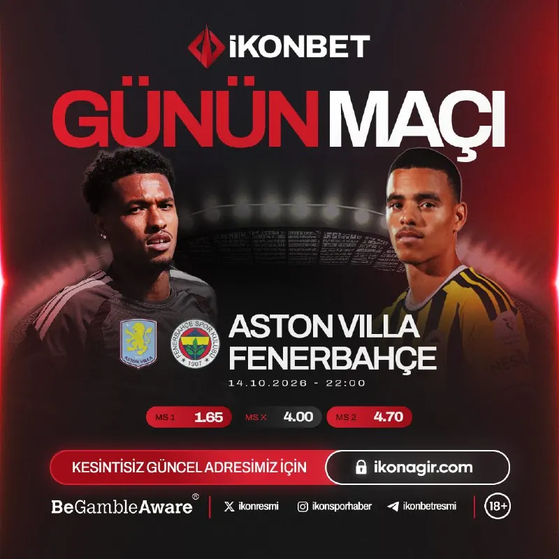 İkonbet Telegram: 😎🥳🤯🥰😇🎃 İLE GÜNÜN MAÇI 🦁 14.10.2026 İkon’da %20 Çevrimsiz ile kazancını katla !…