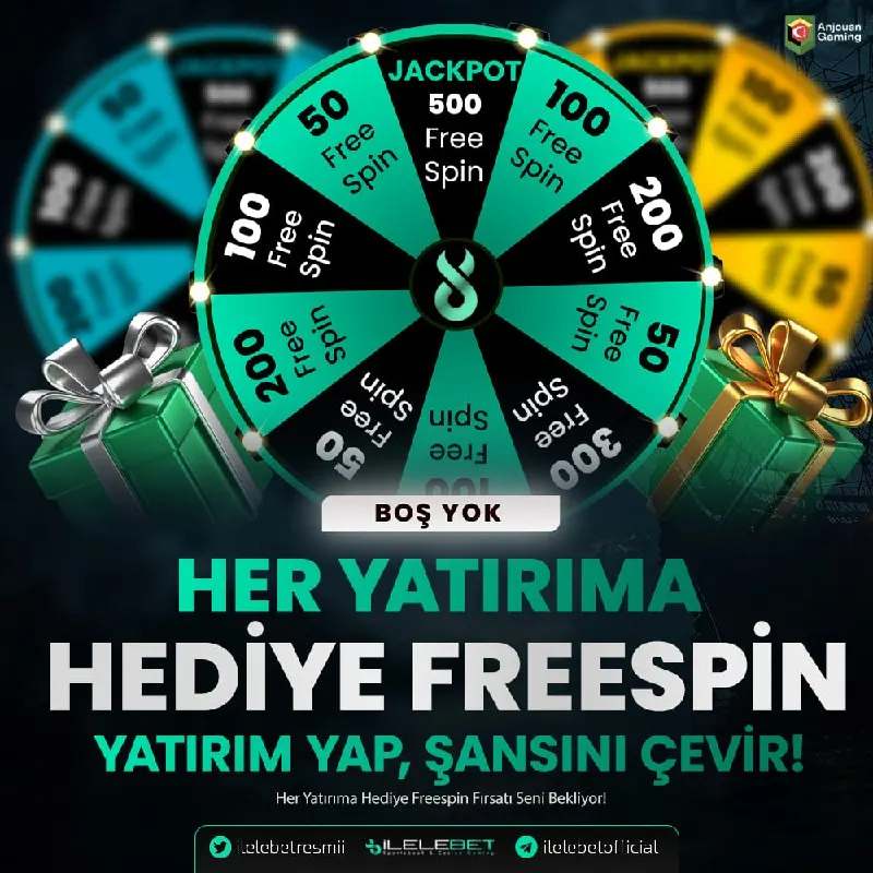İlelebet Telegram: 🎁 Her Yatırıma FreeSpin Çarkı! 🔥 Minumum 1.000₺ ve üzeri yatırım yap, çarkını…
