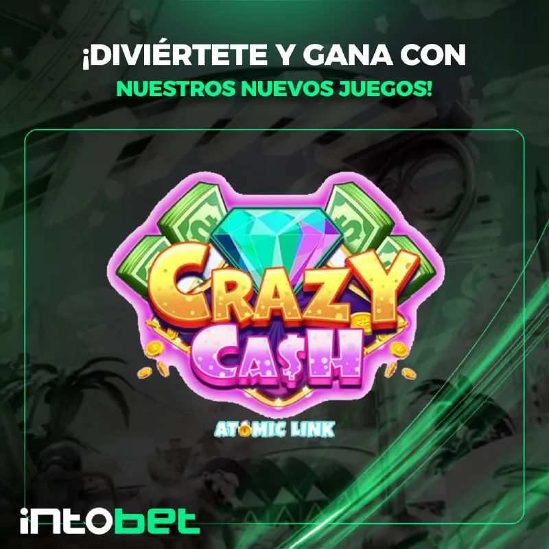 Intobet Telegram: 💎 Crazy Cash Atomic Link acaba de llegar. Rompe la rutina, activa los carretes…
