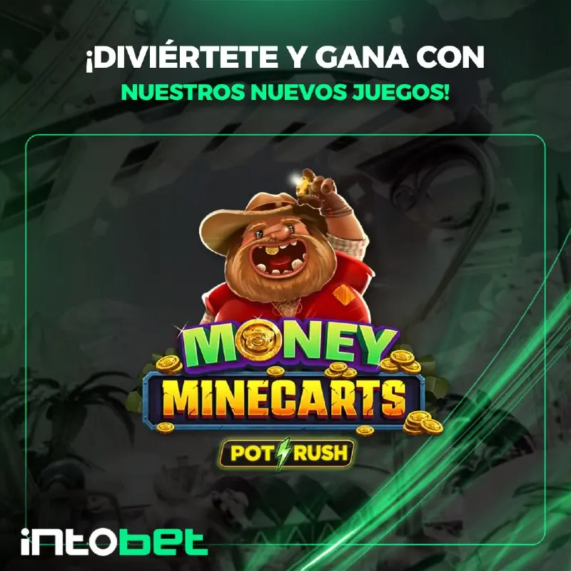 Intobet Telegram: ⛏️ Money Minecarts Pot Rush ya está disponible. Entra a la mina con intobet y…