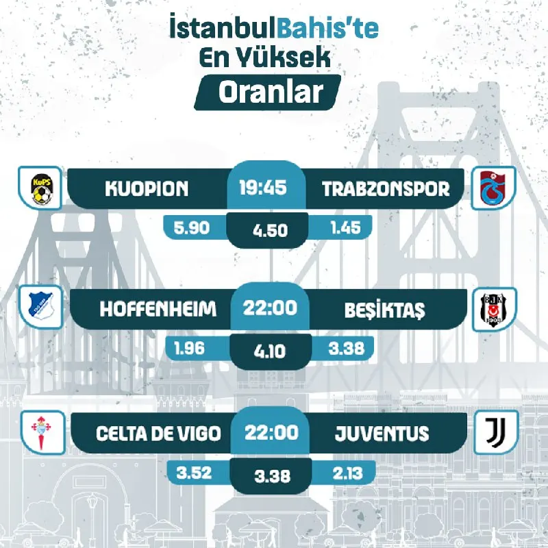 İstanbul Bahis Telegram: ⬆️ #İstanbulBahis 'te Günün En Heyecanlı Maçları ⬇️ 🕒 19:45 - Kuopion ⚔️…